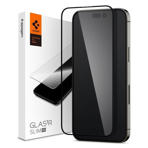 Tempered Glass Full Face Spigen Glas.tR Slim HD FC Apple iPhone 14 Pro Max  (1 .)