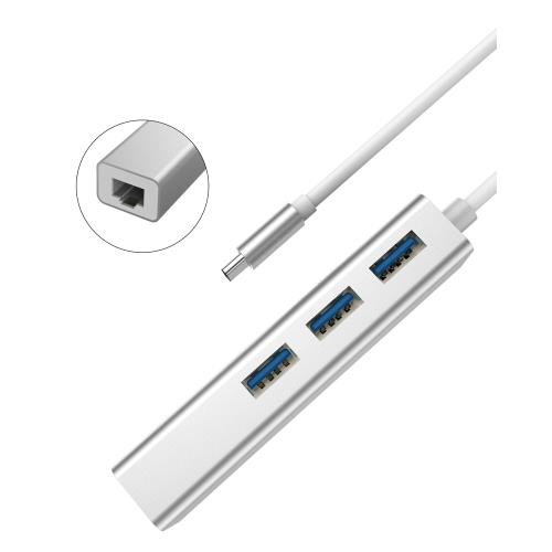 Hub USB C Devia EC601 Leopard 4  1  RJ45 