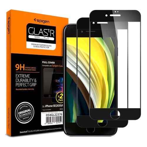 Tempered Glass Full Face Spigen Glas.tR Slim FC Apple iPhone 7/ 8/ SE 2020/ SE 2022  (2 .)