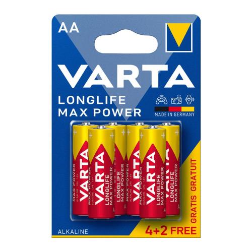  Alkaline Varta Longlife Max Power AA LR06 (6 .)