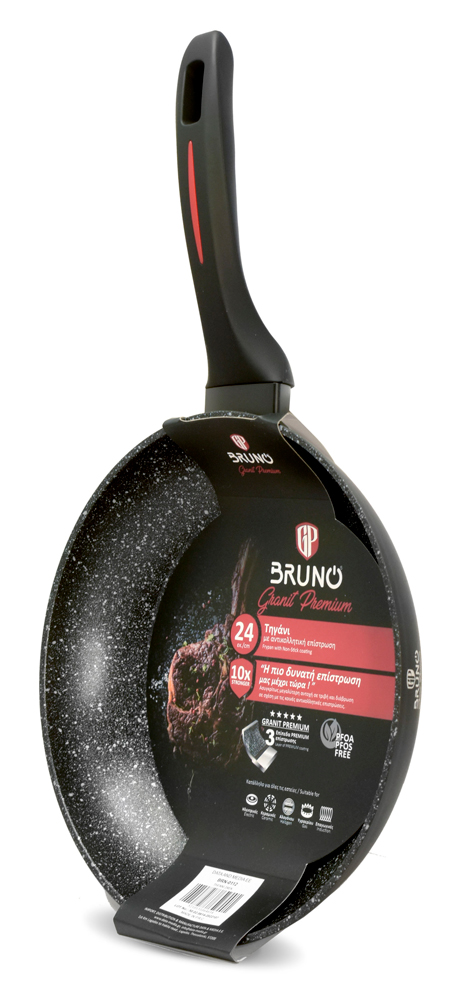 BRUNO τηγάνι Granit Premium BRN-0112 με αντικολλητική επίστρωση, 24cm BRN-0112