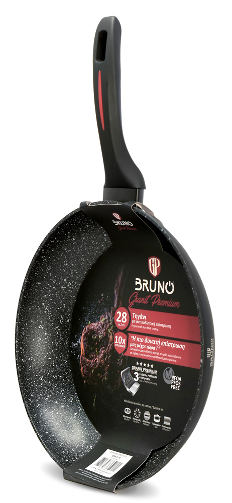 BRUNO τηγάνι Granit Premium BRN-0114 με αντικολλητική επίστρωση, 28cm BRN-0114