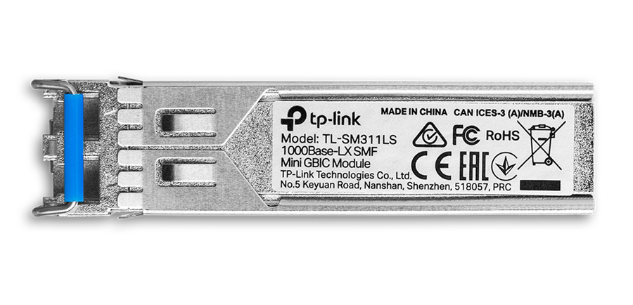 TP-LINK 1000Base-LX SMF Mini GBIC Module TL-SM311LS,  20km, Ver. 4.20 TL-SM311LS