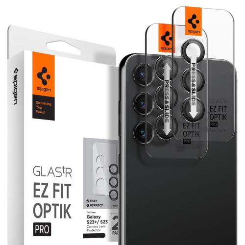    Spigen Optik.tR EZ-FIT    Samsung S911B Galaxy S23 5G/ S916B Galaxy S23 Plus 5G  (2 .)