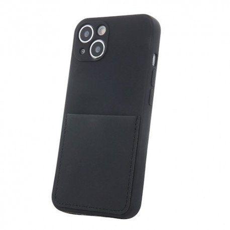 Apple iPhone 14 Plus Testa Card Cover Silicone Black