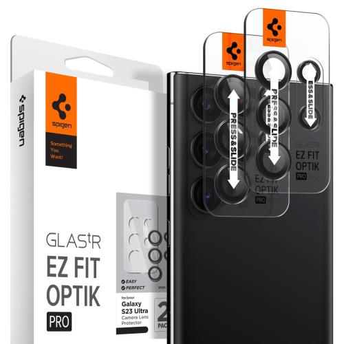    Spigen Optik.tR EZ-FIT    Samsung S918B Galaxy S23 Ultra 5G  (2 .)