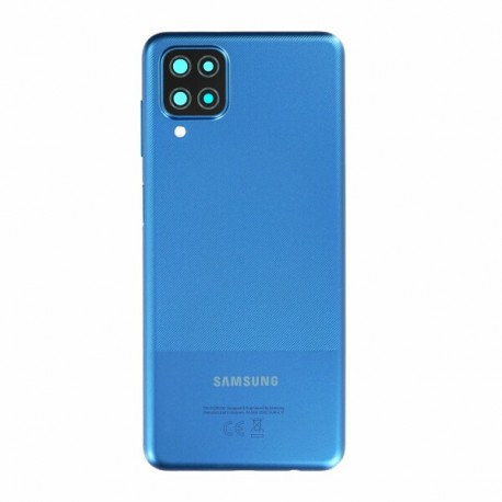 Samsung Galaxy A12 BatteryCover+Camera Lens Blue ORIGINAL