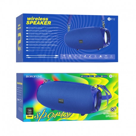 Borofone Portable BR12 Bluetooth Speaker Amplio Blue