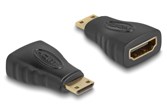 DELOCK  mini HDMI  HDMI 65244, gold plated,  65244