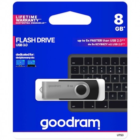 Goodram  8GB USB 3.0 Pendrive Black