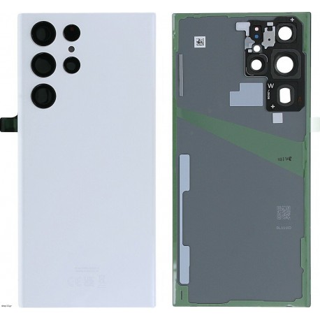 Samsung Galaxy S22 Ultra 5G BatteryCover+CameraLens White ORIGINAL