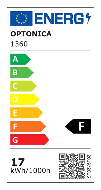 OPTONICA LED λάμπα A60 1360, 17W, 6000K, E27, 1710lm OPT-1360