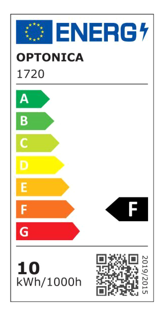 OPTONICA LED  A60 1720, 10W, 2700K, E27, 950lm OPT-1720