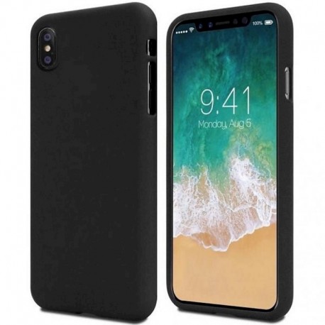 Apple iPhone 15 Mercury Soft Feeling Silicone Black