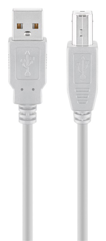 GOOBAY καλώδιο USB σε USB Type B 68712, 1.8m, 480Mbps, γκρι 68712