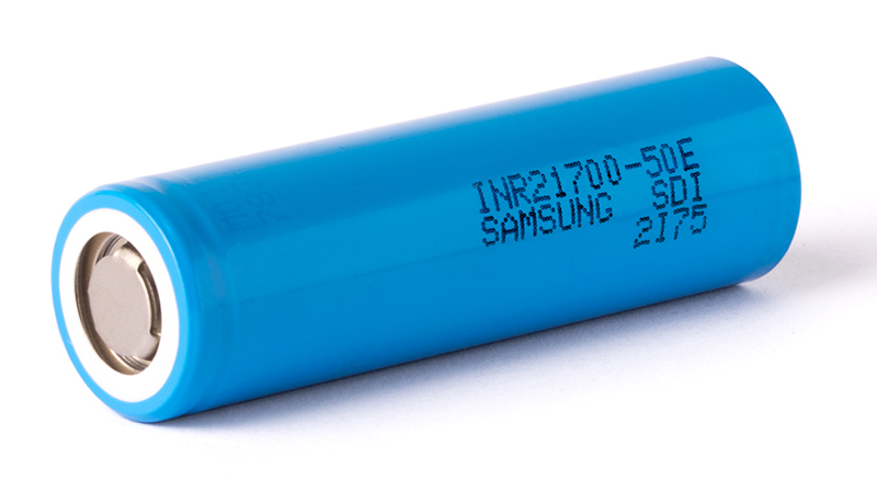 SAMSUNG επαναφορτιζόμενη μπαταρία τύπου 21700 INR21700-50E, 5000mAh INR21700-50E