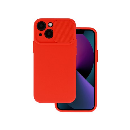 Apple iPhone 15 Testa Camshield Silicone Red