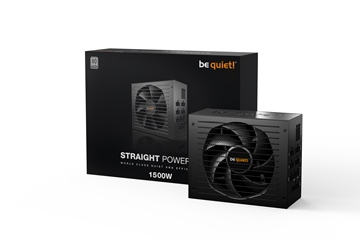 BEQUIET PSU STRAIGHT POWER 12 1500W BN340, PLATINUM CERTIFIED, MODULAR CABLES, SILENT WINGS 135MM FAN, 10YW.