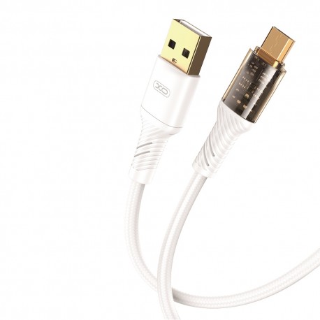 XO NB229 Micro Usb DataCable 1m 2,4A White