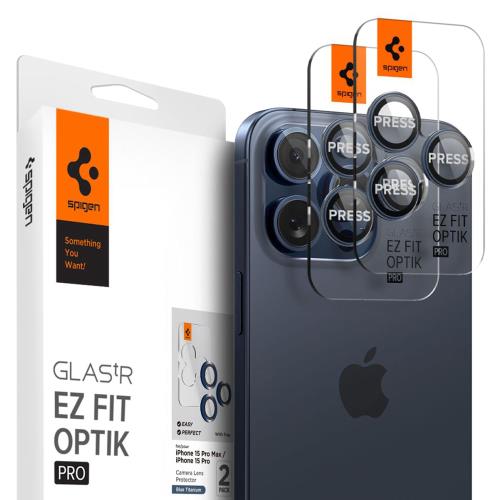    Spigen Optik.tR EZ-FIT    Apple iPhone14 Pro/ 14 Pro Max/ 15 Pro/ 15 Pro Max   (2 .)