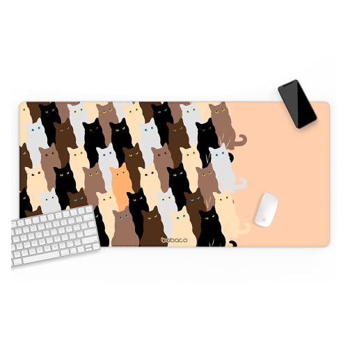 Mousepad Babaco Cats 001 80x40cm (1 )