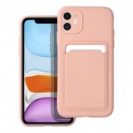 Apple iPhone 11 Card Silicone Pink