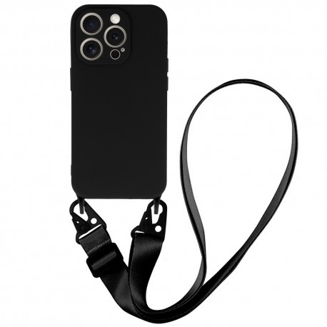 Apple iPhone 12 Testa Strap Silicone Design 2 Black