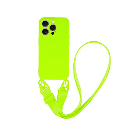 Apple iPhone 12 Testa Strap Silicone Design 2 Lime