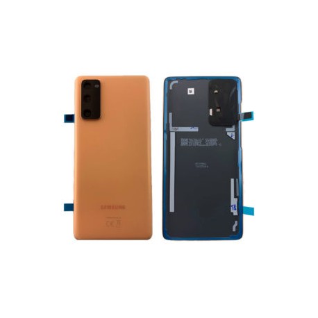 Samsung Galaxy S20 FE 4G BatteryCover+CameraLens Orange ORIGINAL