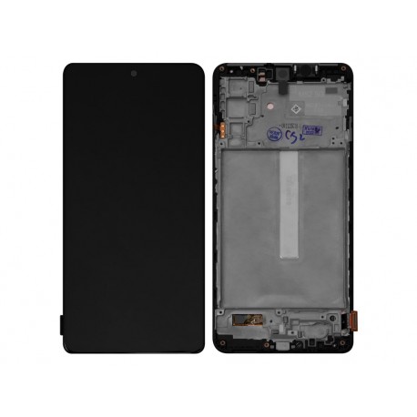 Samsung Galaxy M52S Lcd+Touch+Frame Black ORIGINAL