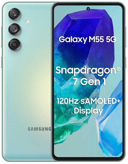 SAMSUNG GALAXY M55 5G SM-M556E/DS 128GB ROM/8GB RAM LIGHT GREEN EU