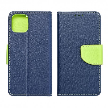 Apple iPhone 12 /12 Pro Testa Fancy Case Navy /Lime