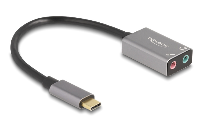 DELOCK    67071, 2x 3.5mm, USB-C ,  67071