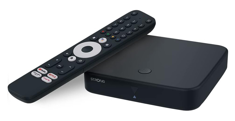 STRONG TV Box SRT420 με ψηφιακό δέκτη DVB-T2, Google/Netflix πιστοποίηση, 4K, WiFi, Android 11 SRT420