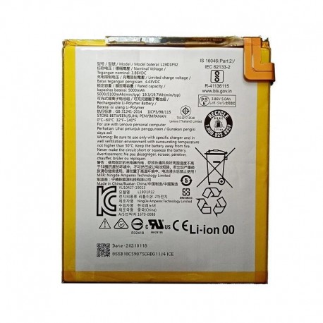 Lenovo L19D1P32/TB-X606F/TB-X306F Battery ORIGINAL