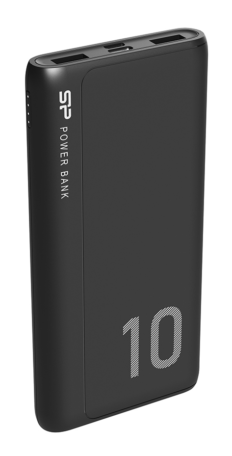 SILICON POWER power bank GP15, 10000mAh, 2x USB output, 2.1A,  SP10KMAPBKGP150K