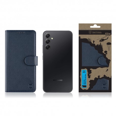 Samsung Galaxy A34 5G Tactical Field Notes Case Blue