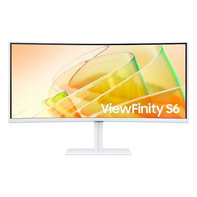 SAMSUNG LS34C650TAUXEN Professional WQHD Curved Monitor 34 Thunderbolt4 (White) (SAMLS34C652UAUXEN)