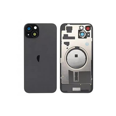 Apple iPhone 15 Plus BackCover with Magsafe+Camera Lens Black GRADE A