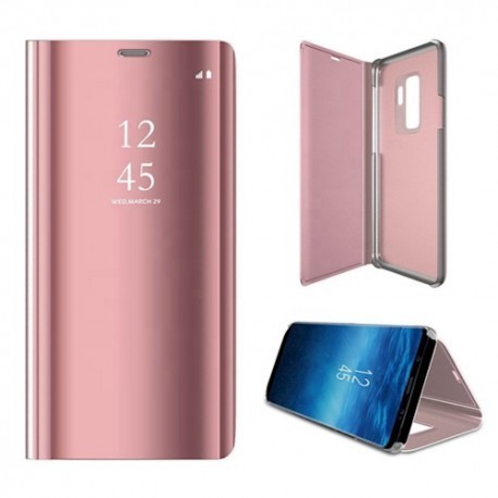 Huawei P40 Lite E Clear View Book Case Pink