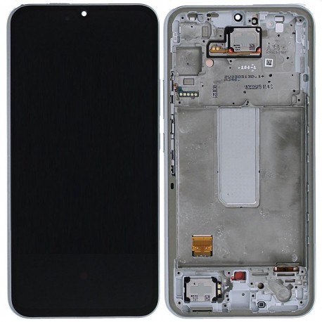 Samsung Galaxy A34 5G Lcd+Frame Silver ORIGINAL