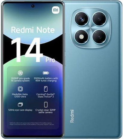 XIAOMI REDMI NOTE 14 PRO 256GB ROM/8GB RAM OCEAN BLUE EU