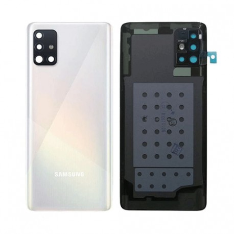 Samsung Galaxy A51 BatteryCover+Camera Lens White ORIGINAL