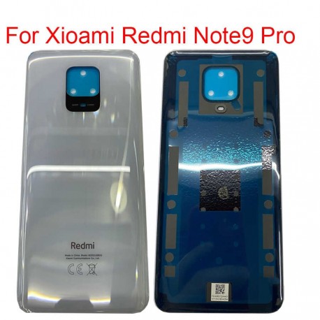 Xiaomi Redmi Note 9 Pro BatteryCover w/o Camera Lens White ORIGINAL