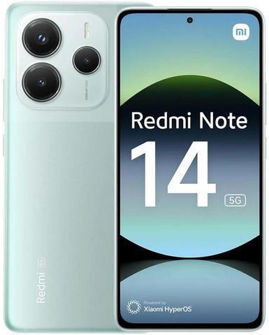 XIAOMI REDMI NOTE 14 5G 128GB ROM/6GB RAM CORAL GREEN EU