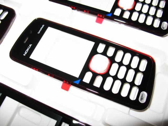 Nokia 5220 XpressMusic - Front Cover + Lens Red