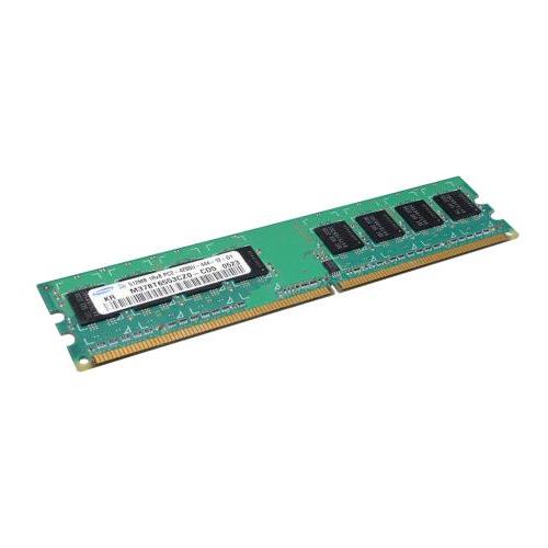 Samsung Refurbished RAM Dimm, DDR2, 512MB 1Rx8 PC2-4200U-444 M378T6553CZ0-CD5