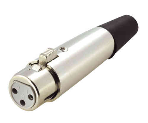 Silver XLR Female Connector