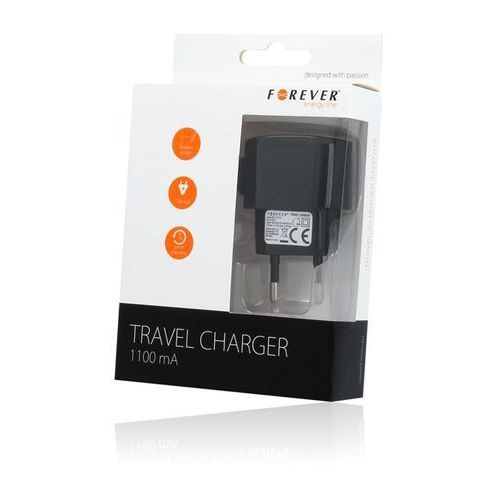 ΦΟΡΤΙΣΤΗΣ Forever travel charger mini USB Black 1100mA