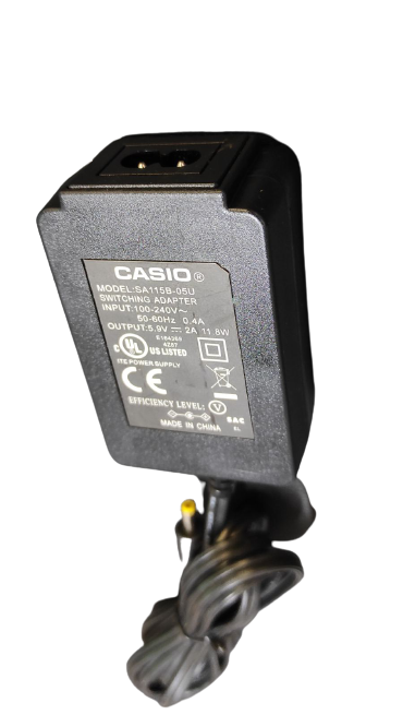 Casio Switching adapter SA115B-05U 2A 11.8W   FP 600 - FP 700